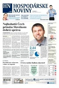 Obálka e-magazínu Hospodárske noviny 06.11.2013