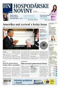 Obálka e-magazínu Hospodárske noviny 31.01.2014