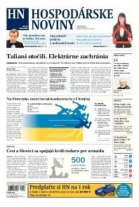 Obálka e-magazínu Hospodárske noviny 13.03.2014