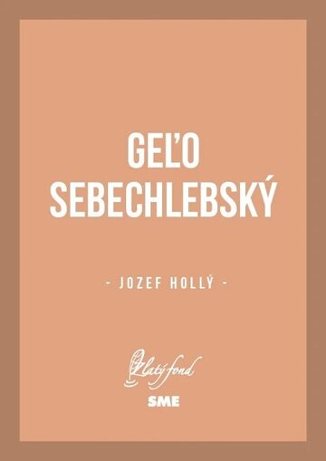 Obálka knihy Geľo Sebechlebský