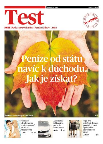 Obálka e-magazínu Magazín TEST DNES - 27.1.2015