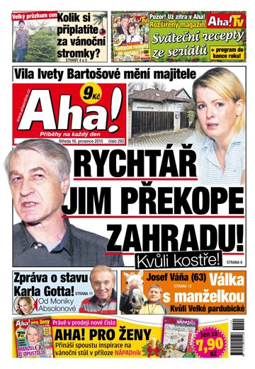 Obálka e-magazínu AHA! 16.12.2015
