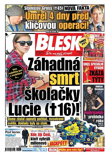 Obálka e-magazínu Blesk 16.1.2016