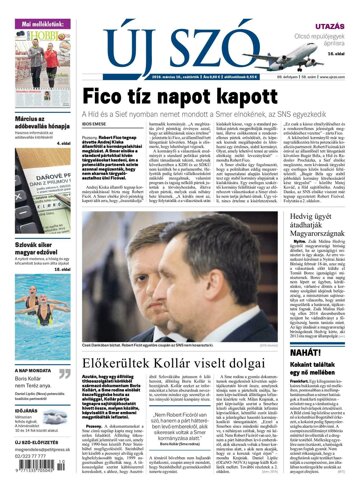 Obálka e-magazínu Új Szó 10.3.2016