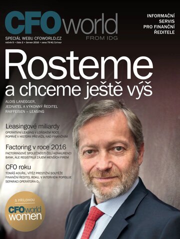 Obálka e-magazínu CFO World 2/2016