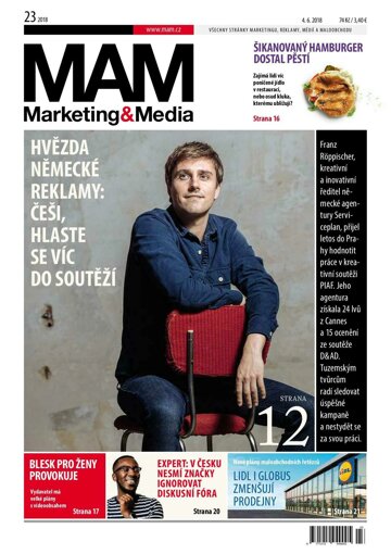 Obálka e-magazínu Marketing & Media 23 - 4.6.2018