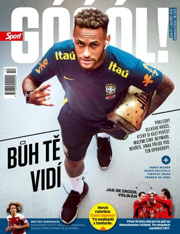 Obálka e-magazínu Sport Goool! 10/2018