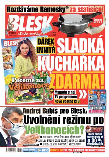 Obálka e-magazínu Blesk 3.4.2020