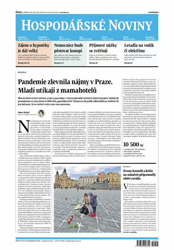 Obálka e-magazínu Hospodářské noviny 057 - 23.3.2021