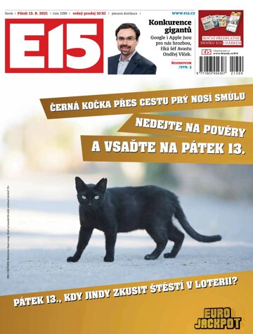 Obálka e-magazínu E15 13.8.2021