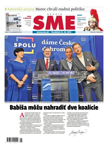 Obálka e-magazínu SME 11-10-2021