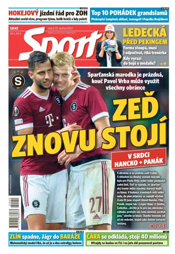 Obálka e-magazínu Sport 25.1.2022