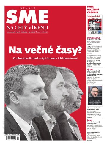 Obálka e-magazínu SME 8-4-2022