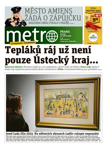 Obálka e-magazínu deník METRO 19.1.2023