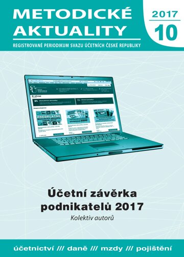 Obálka e-magazínu Metodické aktuality Svazu účetních 10/2017