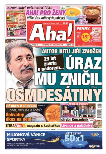 Obálka e-magazínu AHA! 22.2.2023