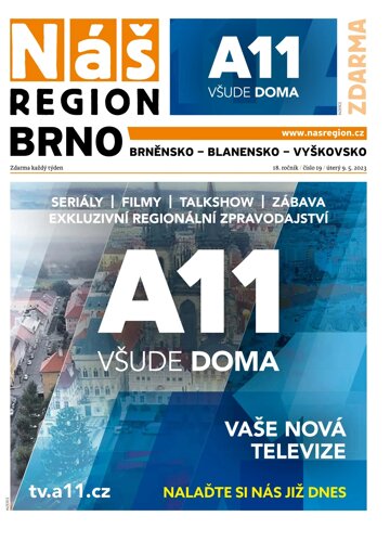 Obálka e-magazínu Náš Region - Brno 19/2023