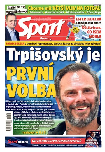 Obálka e-magazínu Sport 9.12.2023