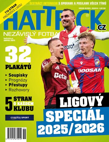 Obálka e-magazínu HATTRICK Ligový speciál 2025/2026
