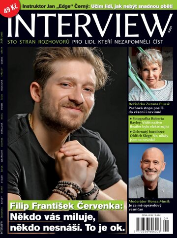 Obálka e-magazínu INTERVIEW 9/2025