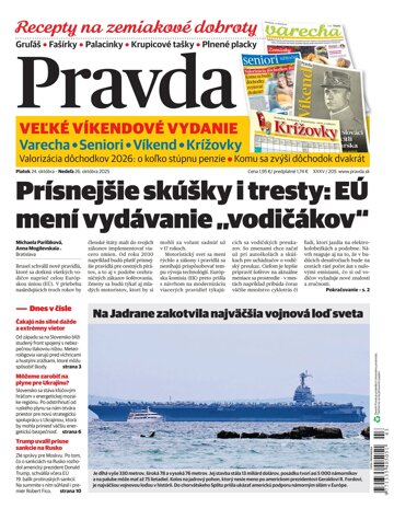 Obálka e-magazínu Pravda 24. 10. 2025