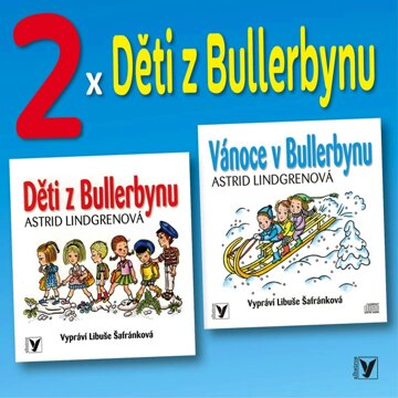 Obálka audioknihy 2x Děti z Bullerbynu