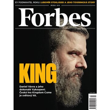 Obálka audioknihy Forbes březen 2018