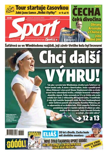 Obálka e-magazínu Sport 4.7.2015