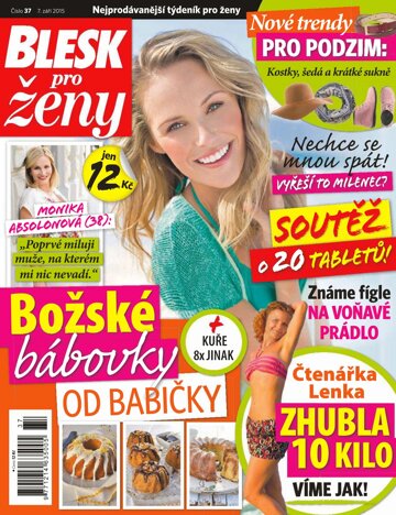 Obálka e-magazínu Blesk pro ženy 7.9.2015