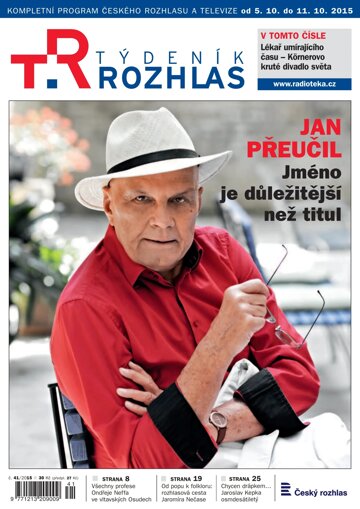 Obálka e-magazínu Týdeník Rozhlas 41/2015