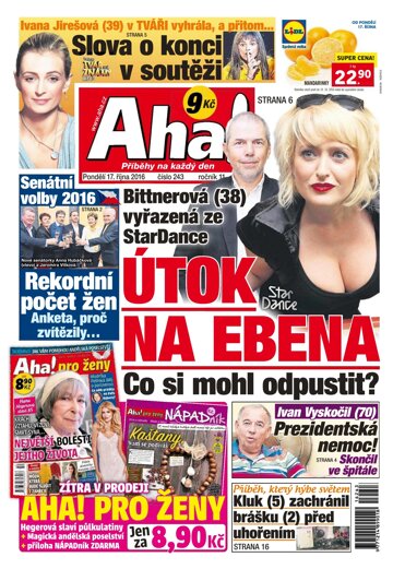 Obálka e-magazínu AHA! 17.10.2016