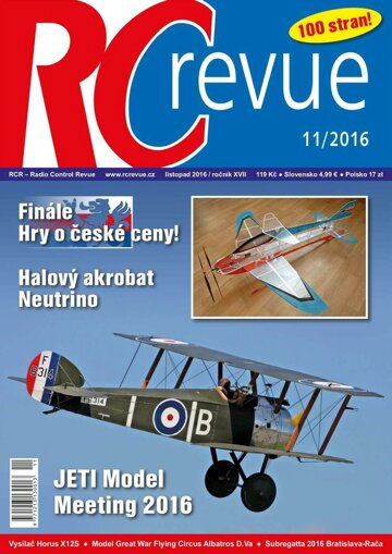 Obálka e-magazínu RC revue 11/16