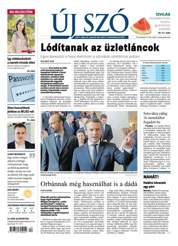Obálka e-magazínu Új Szó 19.5.2017