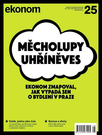 Obálka e-magazínu Ekonom 25 - 22.6.2017