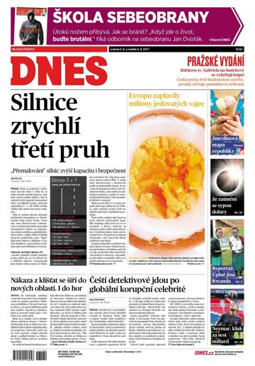 Obálka e-magazínu MF Dnes 5.8.2017