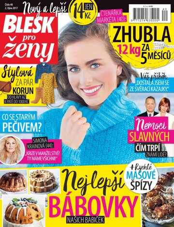 Obálka e-magazínu Blesk pro ženy 2.10.2017