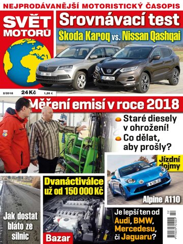 Obálka e-magazínu Svět motorů 8.1.2018