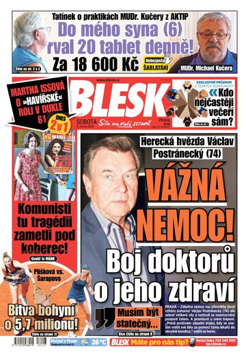 Obálka e-magazínu Blesk 2.6.2018