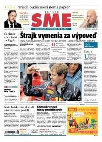 Obálka e-magazínu SME 26.11.2012