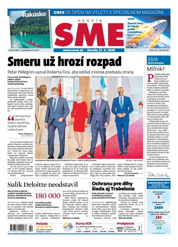 Obálka e-magazínu SME 27.5.2020