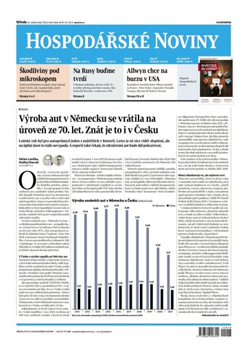 Obálka e-magazínu Hospodářské noviny 018 - 26.1.2022