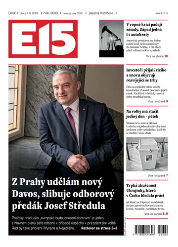 Obálka e-magazínu E15 7.6.2022