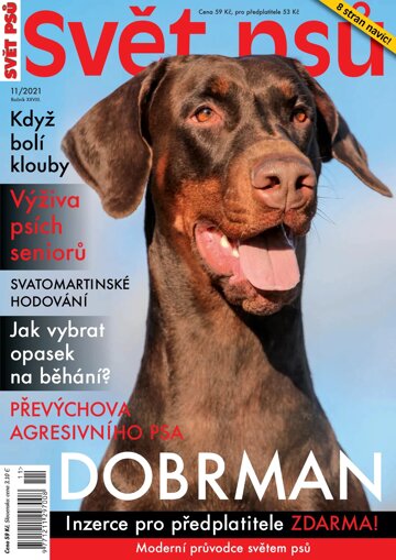 Obálka e-magazínu Svět psů 11/2021