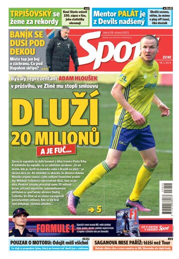 Obálka e-magazínu Sport 28.2.2023