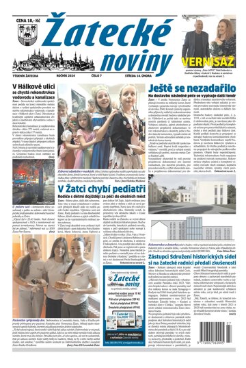 Obálka e-magazínu Žatecké noviny 7/24