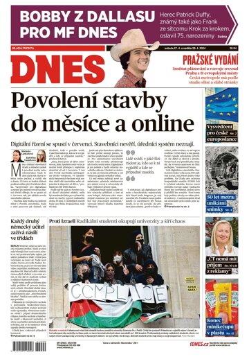 Obálka e-magazínu MF Dnes 27.4.2024