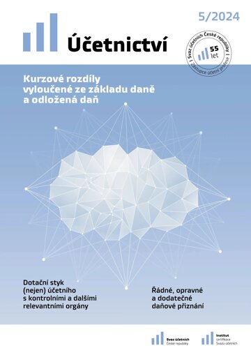 Obálka e-magazínu Účetnictví 5/2024