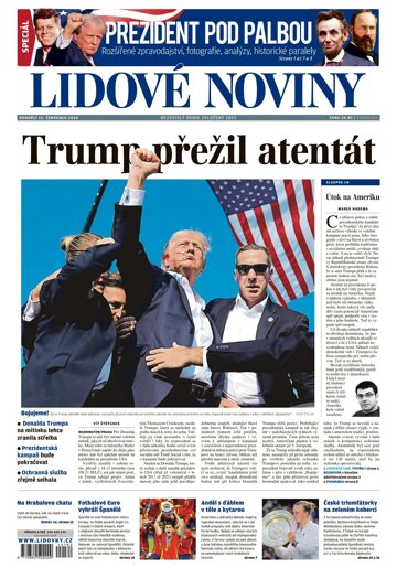 Obálka e-magazínu Lidové noviny 15.7.2024