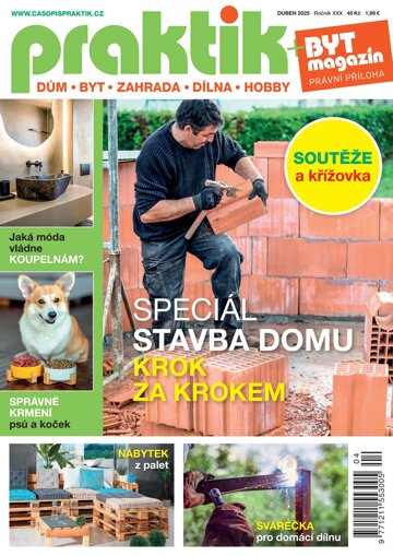 Obálka e-magazínu PRAKTIK & příloha Byt magazín 4/2025