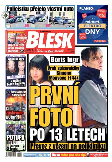 Obálka e-magazínu Blesk 19.5.2025